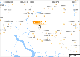 map of Kansola