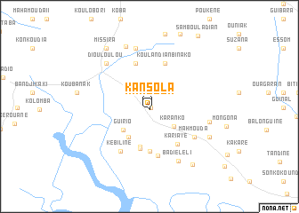 map of Kansola