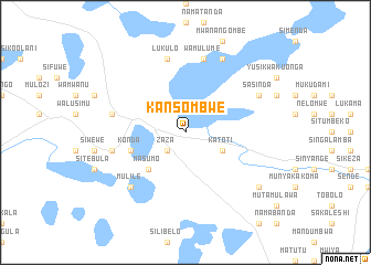 map of Kansombwe