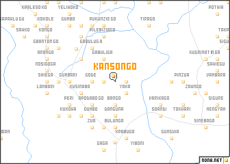 map of Kansongo