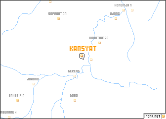 map of Kansyat