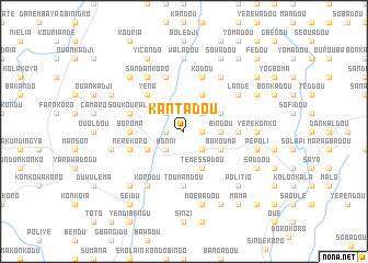 map of Kantadou