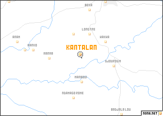 map of Kantalan