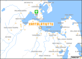 map of Kantalatiuttu