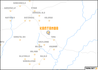 map of Kantamba