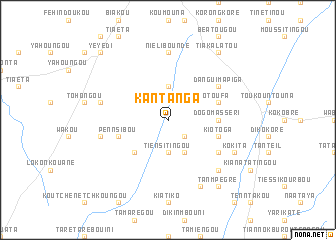 map of Kantanga