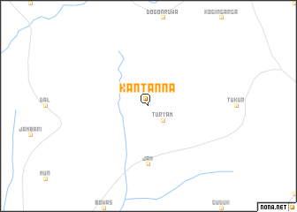 map of Kantanna