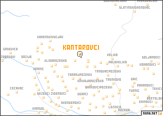 map of Kantarovci