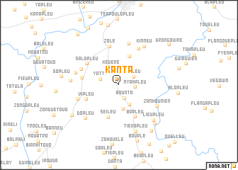 map of Kanta