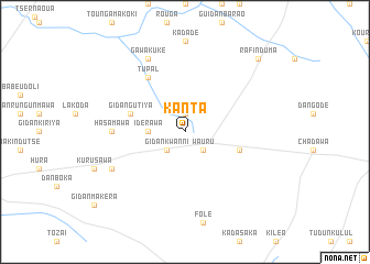 map of Kanta