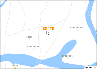map of Kanta