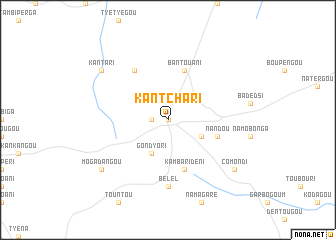 map of Kantchari