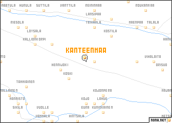 map of Kanteenmaa