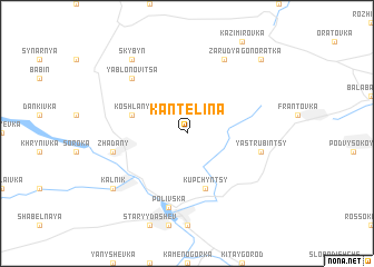 map of Kantelina