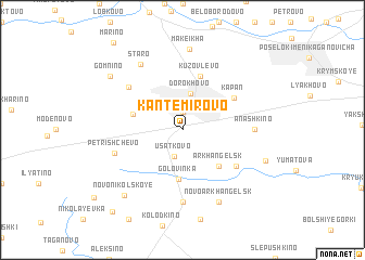 map of Kantemirovo