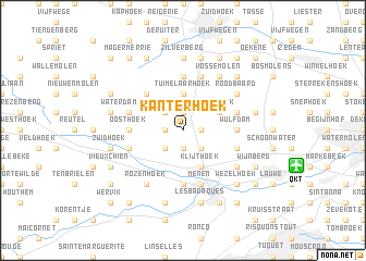 map of Kanterhoek