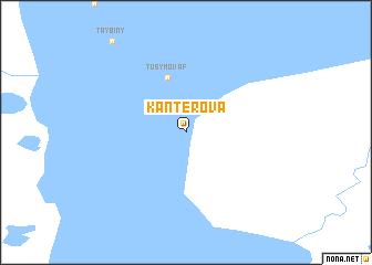 map of Kanterova