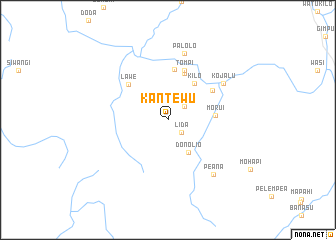 map of Kantewu