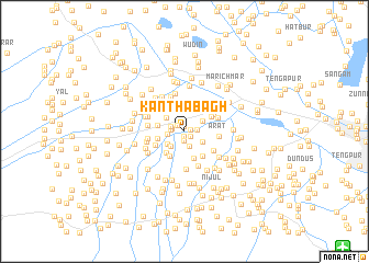 map of Kanthabāgh