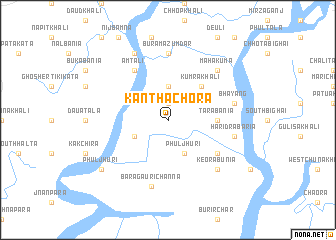 map of Kāntha Chora