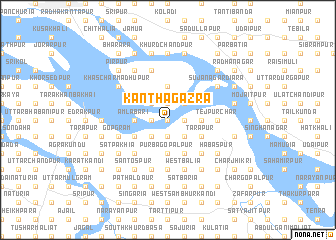 map of Kāntha Gazra