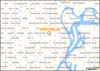 map of Kānthālia
