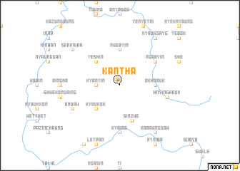 map of Kantha