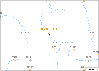 map of Kanthet