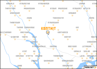 map of Kanthit