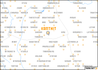 map of Kanthit