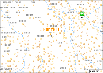 map of Kanthli