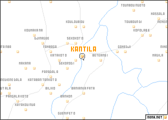 map of Kantila