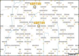 map of Kantiri