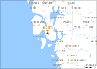 map of Kanti