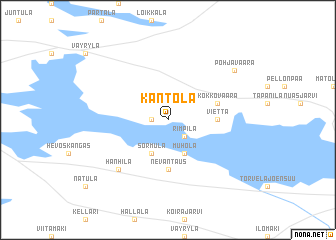 map of Kantola