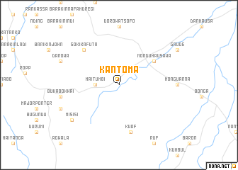 map of Kantoma