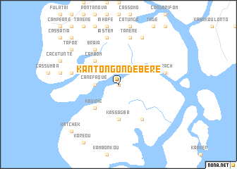 map of Kantongondébéré