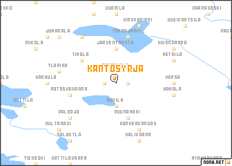 map of Kantosyrjä