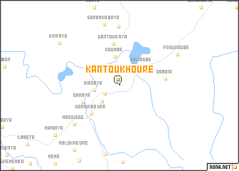 map of Kantoukhouré