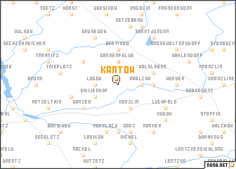 map of Kantow