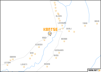 map of Kantsé