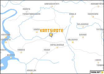 map of Kantsirote