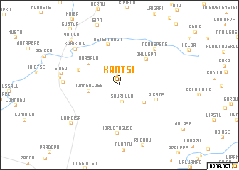 map of Kantsi