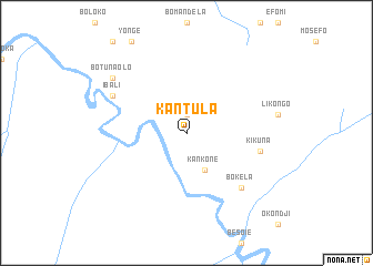 map of Kantula