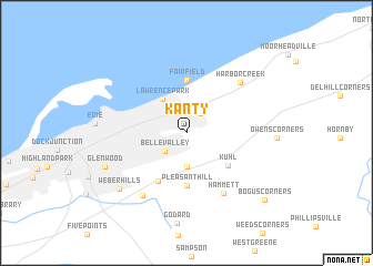 map of Kanty