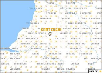 map of Kan-tzu-ch\