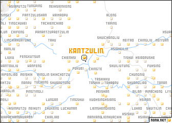 map of Kan-tzu-lin