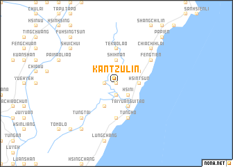 map of Kan-tzu-lin