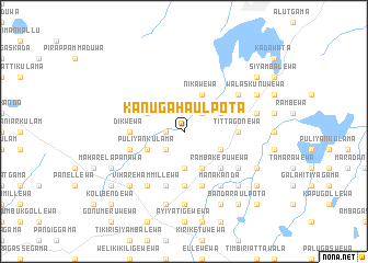 map of Kanugahaulpota