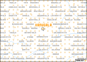 map of Kanugala